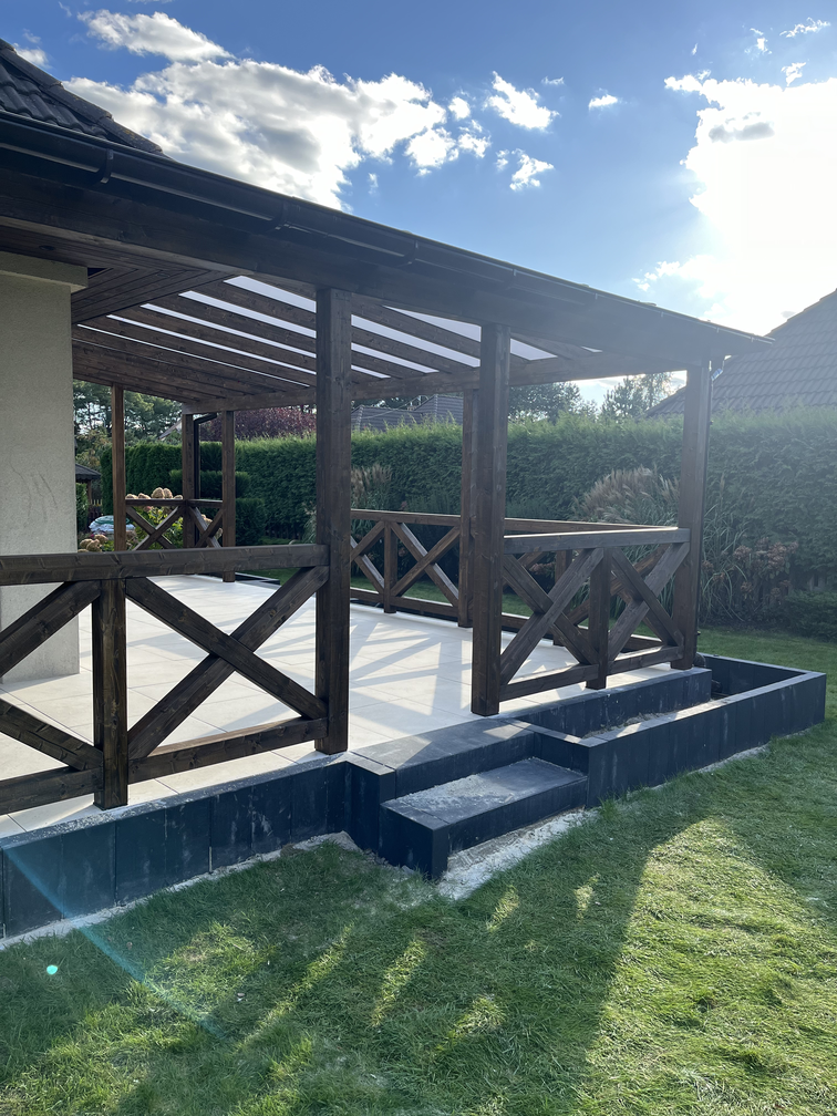 Zadaszenie drewniane Góra Kalwaria Realizacja Kreator Tarasu (6)